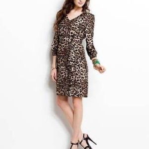 TAHARI Jamari Leopard Print Dress